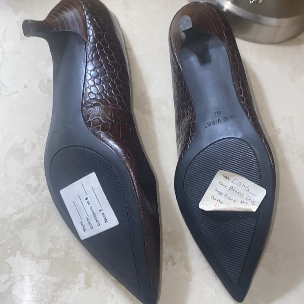 Nine West Oaks brown croc - Picture 4 of 8